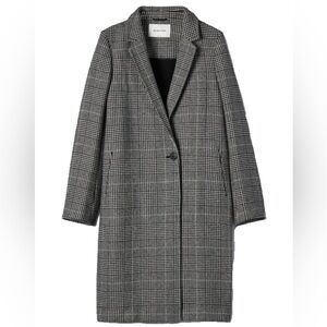 Aritzia BABATON Stedman Coat, Wool, houndstooth, L